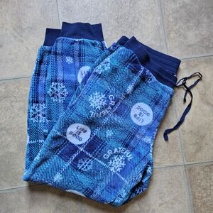 Life Is Good Blue Plaid Pajama Pants